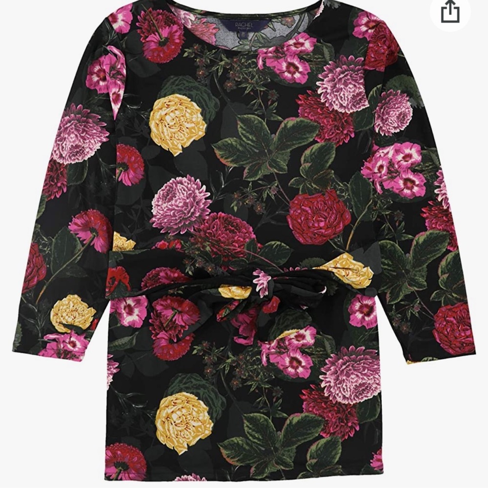 Designer Rachel Roy Beautiful Floral Top Piece